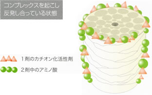 コンプレックスを起こし反発し合っている状態